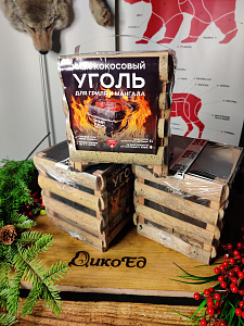 Превью 100% кокосовый уголь для гриля и мангала