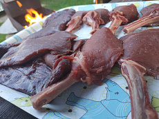 Стейк томагавк из лося