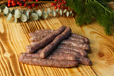 Превью Колбаски для жарки из косули (Гриль) (с жиром коня)