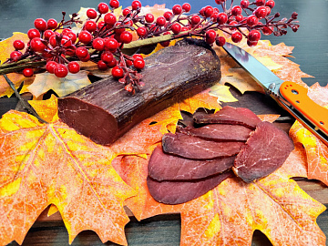 Фото Лосятина сырокопченая