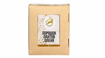 Фото Порошок из пантов оленя упаковка 20 шт